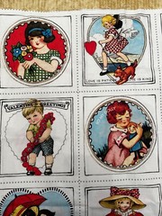 Riley Blake “Be Mine Valentine” J. Wecker Frisch, Fabric Panel