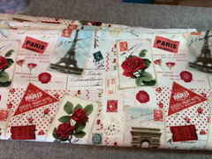 Paris Cream Timeless Treasures Fabric Collage Postcard Travel Rose choice
