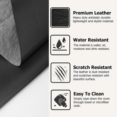 Weatherproof Faux Leather Finish Marine Vinyl Fabric Vehicle Van Boat Seat Renew