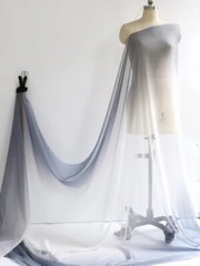 Ombre Chiffon 58” Wide 30D Gradient Chiffon Sheer Fabric Dancing Scarf Wedding