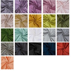 Black Heavy Satin Fabric by the Yard, 1 Yard Black Satin Fabric