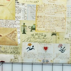 JUNK JOURNAL ~MICHAEL MILLER Fat Quarter bundle of (8) New Quilting 100% Cotton