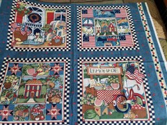 Susan Winget Fabric Traditions Vintage 1994 New -4 Panels Americana #1880