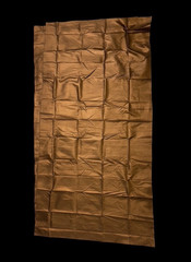 Thai Silk Fabric Copper High Sheen Luxurious Luster Handwoven From Thailand