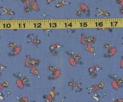 1 YD +4FQ Vintage 1930’s Reproduction Piece O Cake StoryBook Playtime Windham