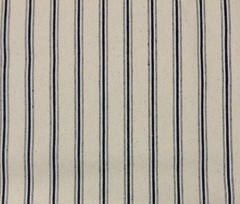 BALLARD DESIGNS VINTAGE TICKING NAVY BLUE MULTIPURPOSE FABRIC BY THE YARD 56″W