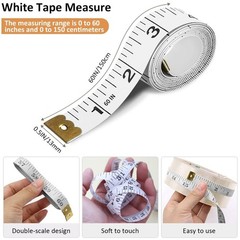 3-Pack Tape Measure Body Double Scale Soft Measuring Tape 60inch (150cm), Fle…