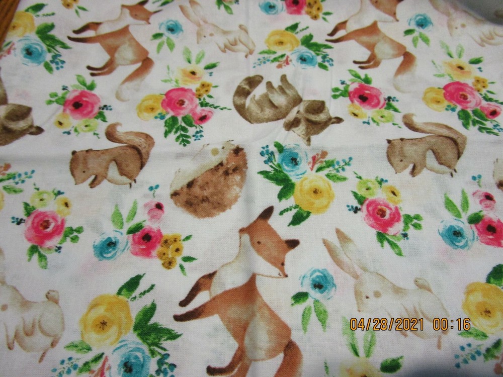 SPRING FABRIC – ONE (1) YARD CUTS – YOU PICK DESIGN – FLORAL, ANIMALS, TRUCKS