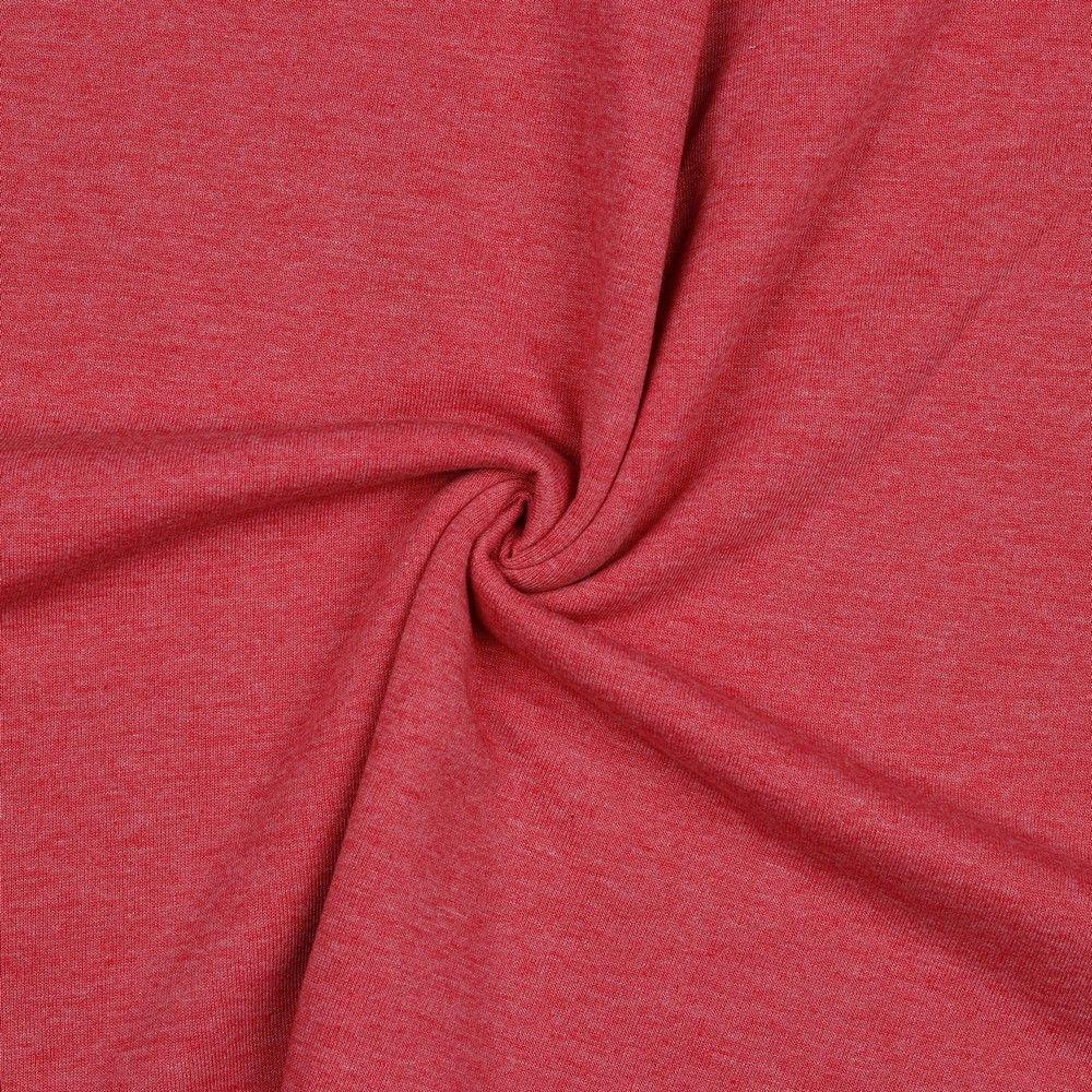 Cotton Sweatshirt Knitted Jersey Fabric Material – RED