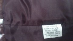 FASHION FAUX FUR COLLAR : PRE CUT AND FULLY LINED : SHORT – BURGUNDY : #T547 –