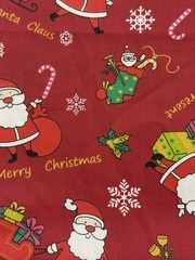 ChristmasCraft Fabric 19″ X 19″ 8 Pieces Different Color way / Pattern, Cotton