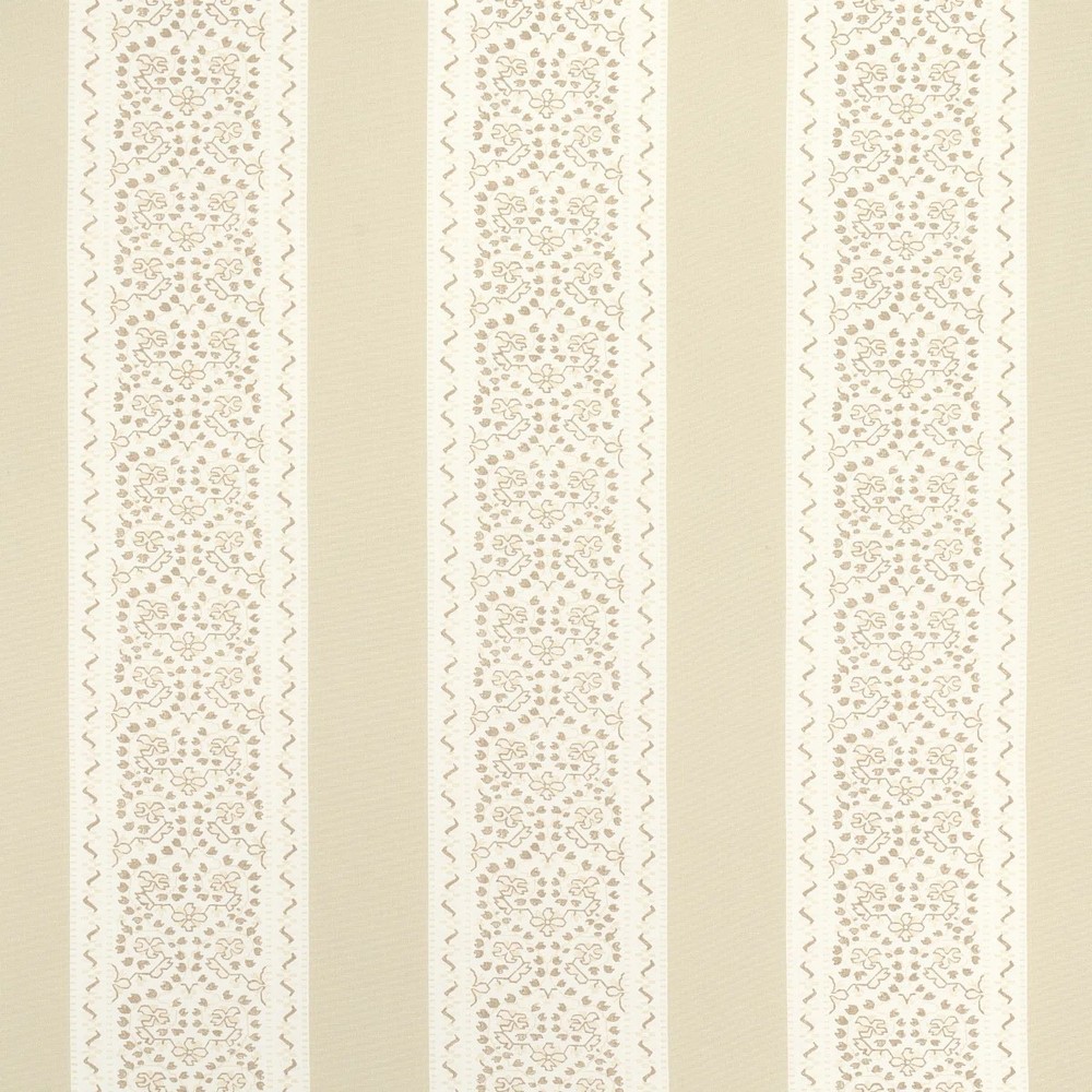 3 yds Schumacher Jasmine in Neutral 100% Polyester Indoor/Outdoor 54″ Wide