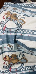 Daisy Kingdom Rocking Horse Vintage Nursery Cotton Sewing Fabric 110 x 46 in