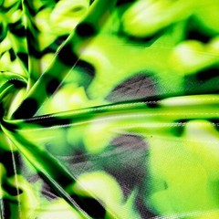 Spandex Fabric Retro Green Marbling print Stretch 60″ wide by Yard for Swimwear
