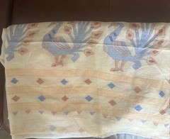 Fabric From India Lot Approximately 12lbs 18 Large Pieces Multicolor