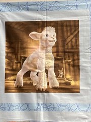 Lion of Judah Animated Family Films 2008 Lt Blue Westminster Fibers Fabric Panel