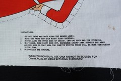 1982 Tribune Co. Syndicate Little Orphan Annie 3 Pillow Fabric Panels Kit To Sew