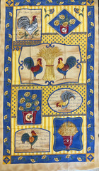 MARSEILLE PANEL – BLUE BY DEB STRAIN FOR MODA, 24″ W x 44″ H