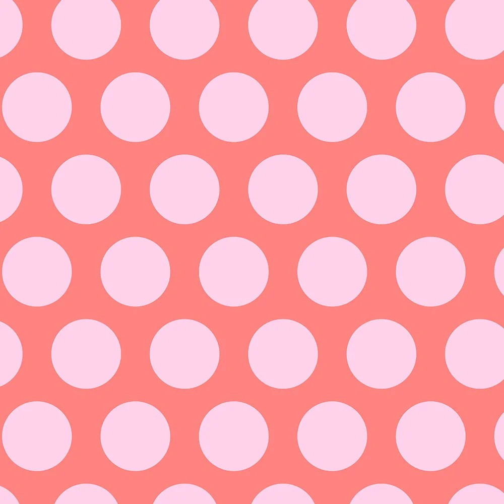 Dinosaur eggs Blush Tula Pink By the yard x 43 in Roar