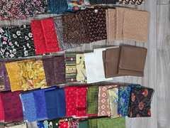 🔥🔥QTY 133 – Hand Curated FAT EIGHTHS Quilt Fabric Bundle Lot