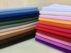 Plain Ottoman Fabric Curtains Blackout Cotton Craft Canvas Material 55” Wide