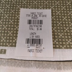 11 Pieces Of Fabric Assorted Sizes And Print
