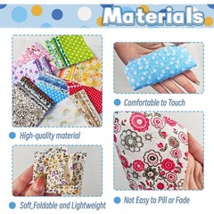 150Pcs 4″ x 4″ (10cm x 10cm) Cotton Craft Fabric Bundle Squares,Squares Sheet…