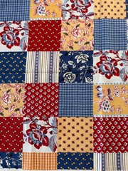 VINTAGE Patchwork: Faye Burgos For Marcus Brothers Textiles BTY