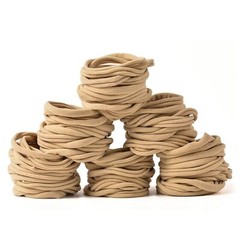 100 PCS Nylon Headbands Hairbands Hair Bow Elastics for Baby