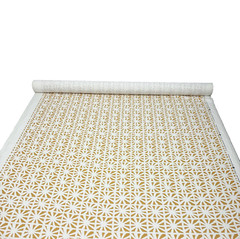 JUSTINA BLAKENEY PLANETARIUM GOLD MODERN GEOMETRIC LINEN FABRIC BY YARD 54″W