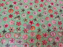 Cotton Quilt Sew Fabric Digital Print CHRISTMAS COOKIES Soft Brushed Cotton BTY