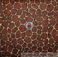 BonEful Fabric FQ Cotton Quilt Brown African Giraffe Skin Print Jungle Safari US