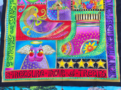 NEW LAUREL BURCH CHRISTMAS HOLIDAY COLLECTION FABRIC PANEL BOUNTIFUL BLESSINGS