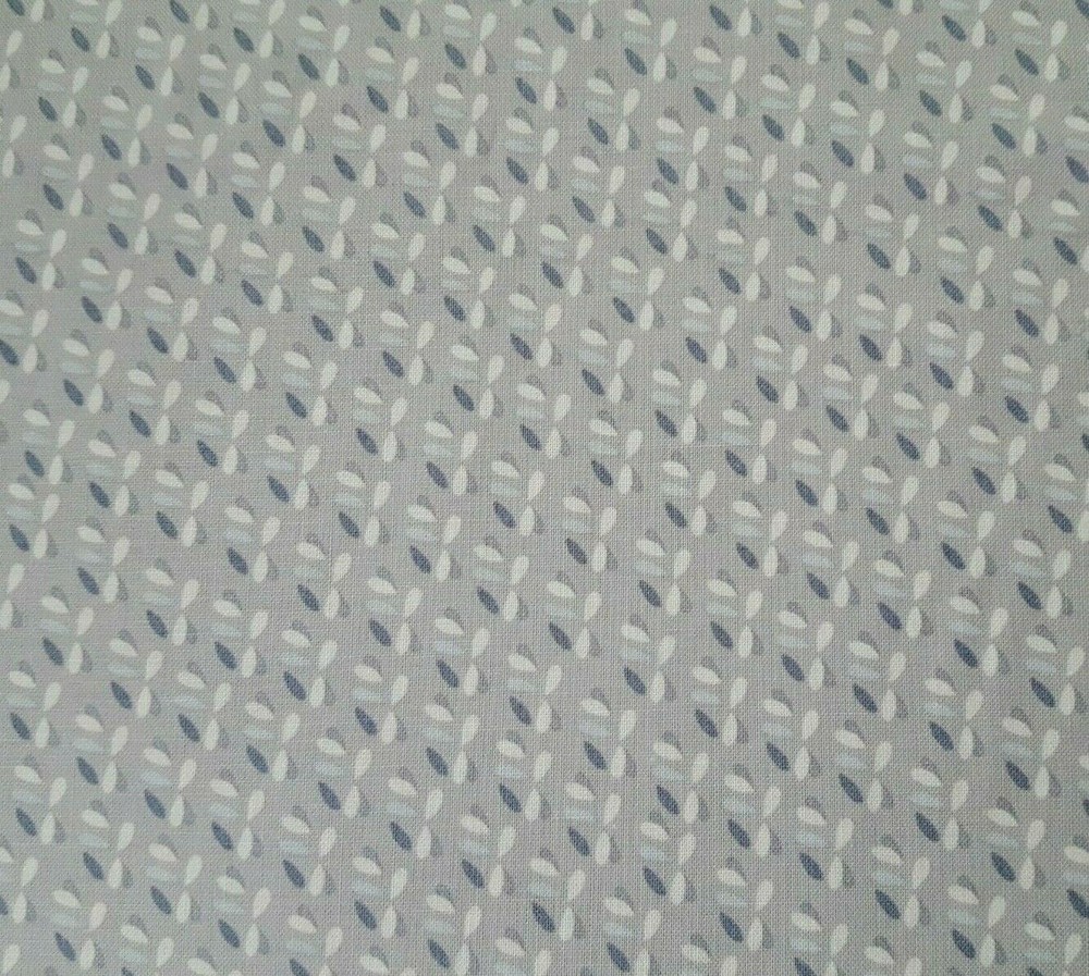 Peaceful Petals BTY Sarah J Marcus Brothers Gray Taupe Beige Small Print