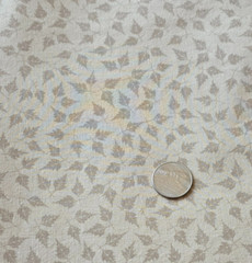 3 Yds Tan Leaves on Beige Fabric Marcus Brothers Generic Autumn Leaf Foliage