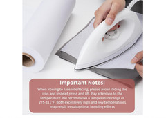 12″x30Y Light Weight Fusible Interfacing Iron On Non Woven Fabric