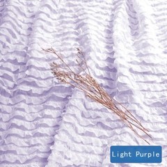 Chiffon Fabric Frilly DIY Costume Dress Materials Ruffled Solid Thin 100X150cm