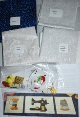 Lot of 5 Quilt Kits Patterns & Fabric Row By Row Boats Sewing Sailing Buttons