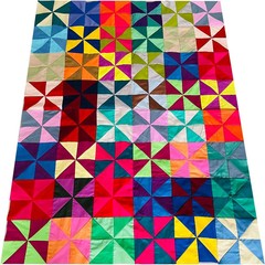 50pcs 10″ x 10″ Cotton Quilting Fabric Squares Fat Quarter Bundles Fabr