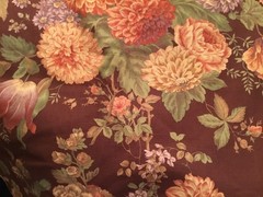 P.KAUFMANN FABRIC DECORATOR WEIGHT FLORAL 180”x 54”