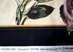 23×44″ Fabric Panel INTERLUDE Michele D’Amore Benartex Multicolor Floral Design