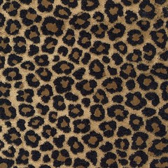 Zavir Ebony Black and Antique Gold Cut Velvet Cheetah Spots Regal Fabric