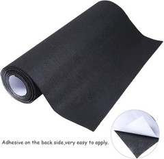 Caydo Large Black Self Adhesive Felt Roll Shelf Liner 78.7″W x 15.7″L,