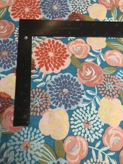 Mod Floral Peach Pastel Colored Print New Cotton Fabric – FQ Or Continuous Cut