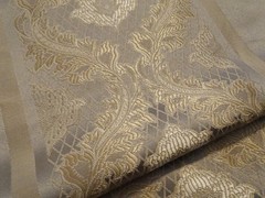 Damask Jacquard Champagne, Gold Brocade Chair, Upholstery Fabric 112”L x 116″W