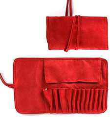 Red Suede Microsuede Fabric Upholstery Drapery Fabric (1 Yard)