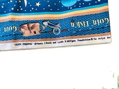 Goin’ Fishing Cotton Fabric Bear Camping 3 1/3 Yards By Possibilities For Avlyn
