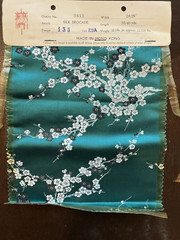 Vintage Lot 16 Silk Brocade Sample Cataloges Made in Hong Kong 9X7
