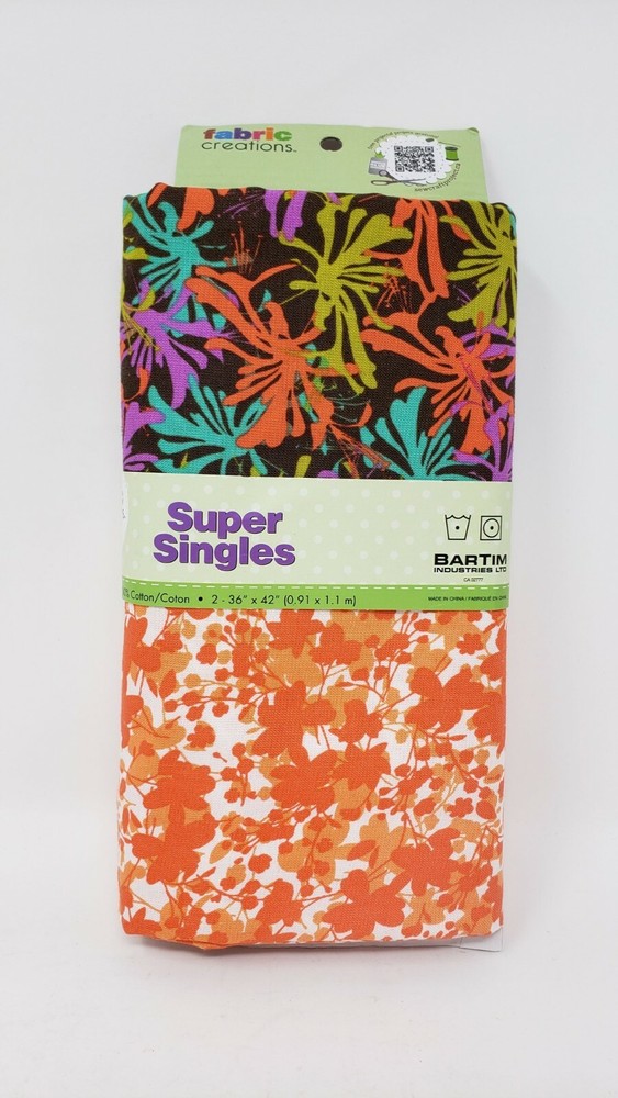 Fabric Creations Super Singles 2 Yards 100% Cotton – New