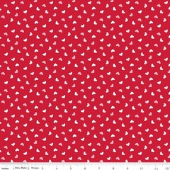 Heart Toss in Red | Seasonal Basics (2026) | Riley Blake